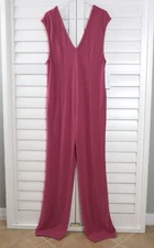 SPIRITUAL GANGSTER NWT $158 Kai Soft Solid Pink Jumpsuit Size Small
