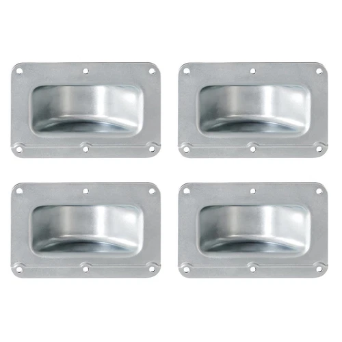 Adam Hall 38081 Einbau Stapelschale gekröpft für Rollen 100 mm Stapel Einsätze