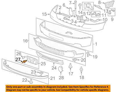 NEW OEM GM Front Bumper-License Bracket Rivets (4 pieces) 11516936 | eBay