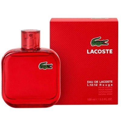    LACOSTE L.12.12 ROUGE ENERGETIC 100 ML EAU DE TOILETTE Neu OVP in Folie   