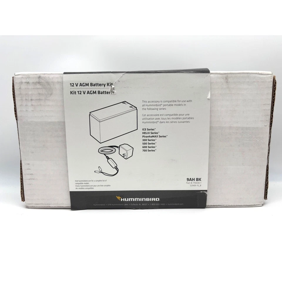 Humminbird 12V AGM Battery Kit Accessory for Helix & PiranhaMAX Series - Image 2 of 2