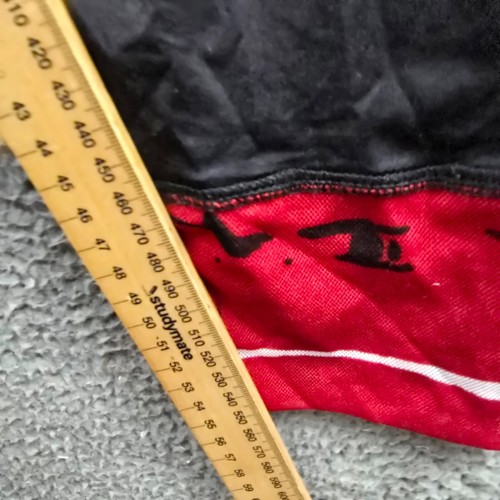 TS Taking Shape Womens Cropped Leggings Plus Size S Black Red Stretch Knit - Picture 7 of 15