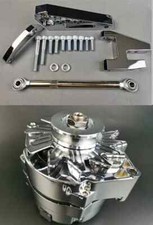 Billet Aluminum Alternator Bracket For Sbc Chevy Short Water Pump Swp Drive Side