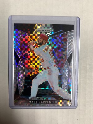 Matt Carpenter 2019 Panini Prizm X-Factor Prizm /75 St. Louis Cardinals #174