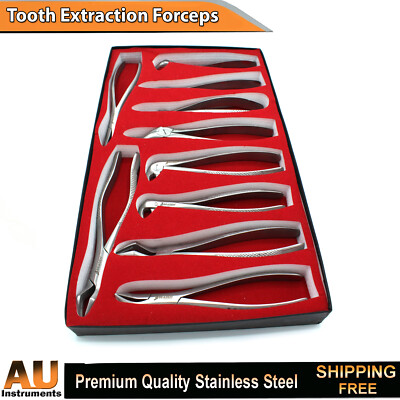 Root Extraction Forceps Tooth Pulling Upper Teeth Lower Wisdom Lab Instruments