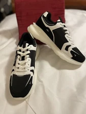 KARL LAGERFELD PARIS Men's Metallic Karl Head Lace-Up Sneakers 11.5M