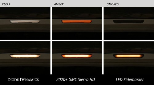 Diode Dynamics Sequential Smoked LED Sidemarkers 20-23 GMC Sierra 2500 3500 HD - Picture 5 of 6