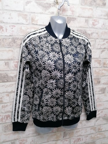 Adidas Originals Trifoil - Track Jacket - Uk XS - Floral Print - VGC ππ - Picture 3 of 12
