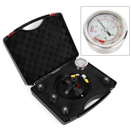 0-250Bar Hydraulic Pressure Test Kit With 4* Test Couplings+1* Hose+1* Gauge - Picture 3 of 19