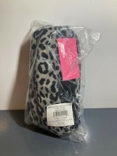 Isaac Mizrahi Leopard Print slippers size medium Fab Fit Fun Sealed NEW