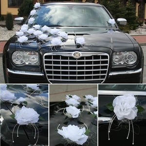 B3 Brautauto Dekoration Autoschmuck Hochzeitsauto Auto Schmuck Autodeko