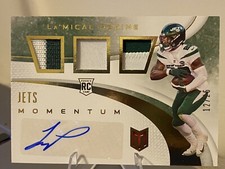 2020 Panini Chronicles La’Mical Perine Momentum RPA Rookie /25