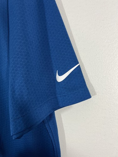 NWOT Nikon Cameras Monarch Binoculars Nike Dri Fit Polo Shirt Blue Mens Medium - Picture 3 of 9