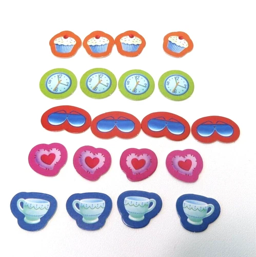 Ugly Dolls Adventures in Uglyville Game Set of 20 Cardboard Goody Tokens