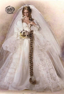 rapunzel bride doll
