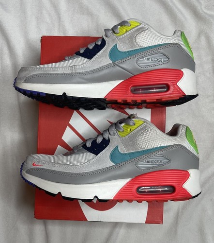 Nike Air Max 90 EOI GS Gris Perla/Deporte TURQ 6.5Y DA5653 001 - Imagen 4 de 7