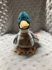  TY BEANIE BABY JAKE THE MALLARD RETIRED RARE MWBMT 