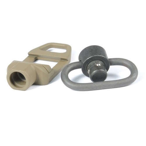 2Pcs QD Low Profile Ambush Loop Point For 20mm Picatinny Rail Sling Swivel Mount - Picture 4 of 5