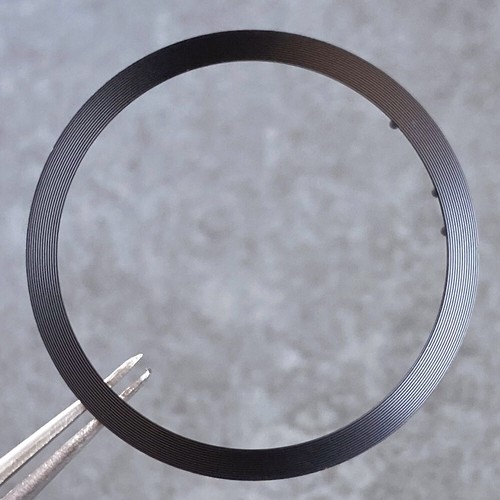 Sterile 29mm Silver Black Watch Dial Chapter Ring for NH35 NH70 NH72 movement - Picture 7 of 8