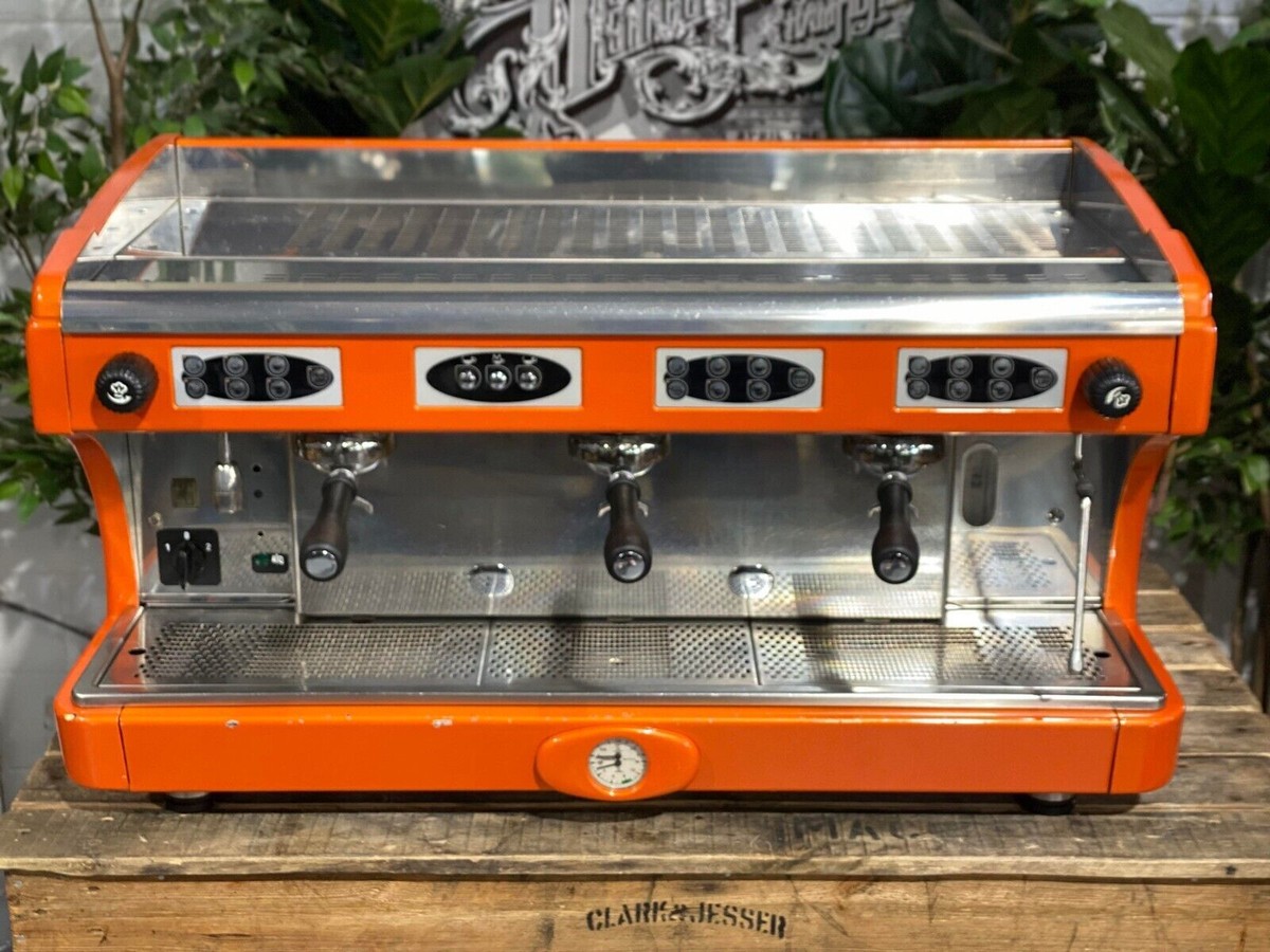 ASTORIA CALYPSO 3 GROUP ORANGE ESPRESSO COFFEE MACHINE | eBay