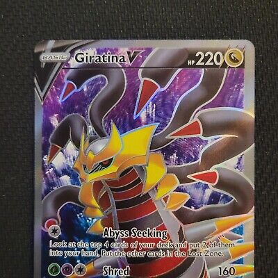 POKEMON GIRATINA V ASTRO 131/196 LOST ORIGIN CARD in Italian