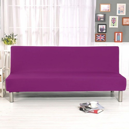 Futon Schonbezug Armlos Sofabezug Stretch Vollklappbar Bettschutz Elastisch - Bild 38 von 41