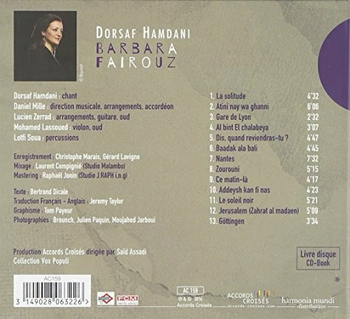 Barbarafairouz -Hamdani, Dorsaf Daniel Mi CD Aus Stock NEW - Picture 2 of 3