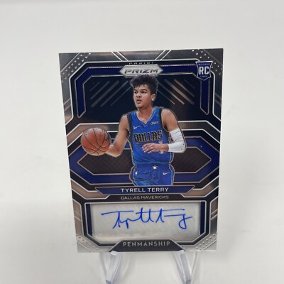 Panini Prizm RC 2021-22 Tyrell Terry Auto #RP-TTY Dallas Mavericks Rookie
