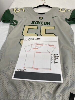 NEW Nike Baylor Bears Vapor Pro Football Game Cut Jersey
