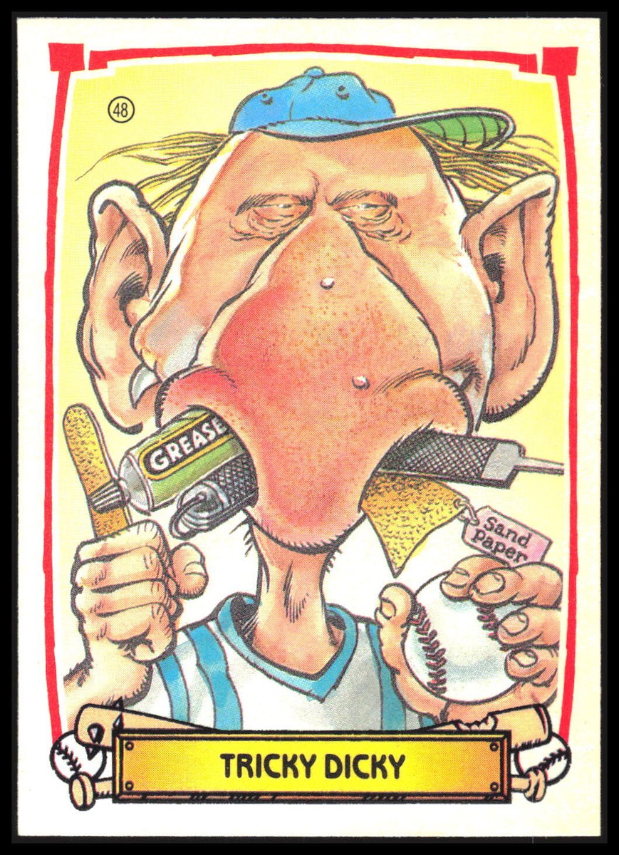 1988 Leaf Baseball's Greatest Grossouts Tricky Dicky #48 5J | eBay
