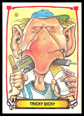 1988 Leaf Baseball's Greatest Grossouts Tricky Dicky #48 5J | eBay