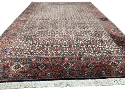 Hand-knotted Persian Oriental Carpet - Bidja Cork Wool 240x173 cm-