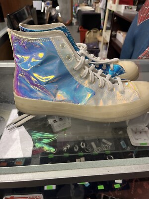 Converse Unisex Adults Chuck Taylor  70 Hi Sneakers Iridescent M10 W12