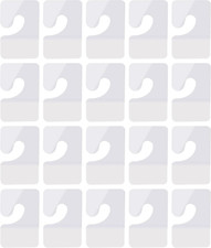 Clear Sticky J-Hook Hanging Tabs Ultra Strong Self Adhesive Tag Hook 400 Pieces