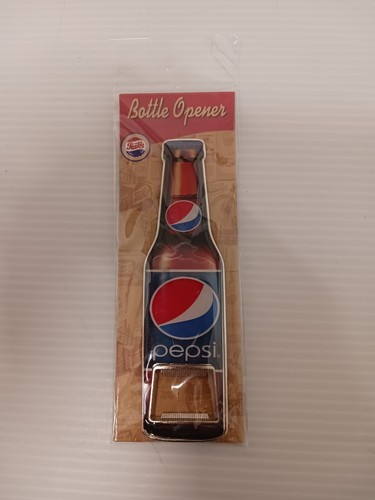 Pepsi Magnetic Bottle Opener Factory Sealed Metal Bottle Shape Cooler Fridge - Picture 4 of 6