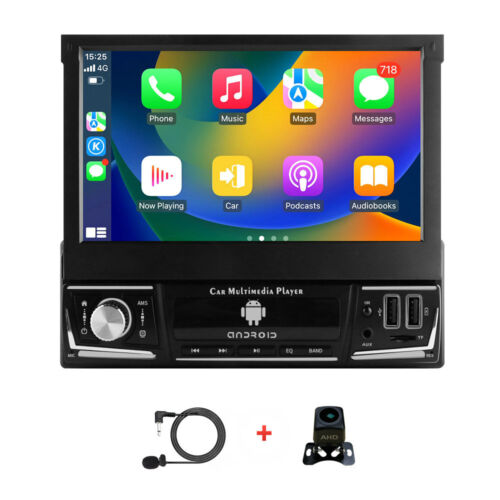 DAB Autoradio Single 1Din 7" Android 12 Mit GPS Navi Wifi Bluetooth USB FM 2+32G - Bild 2 von 24