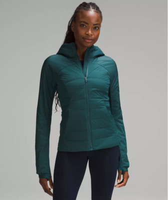 【lululemon】オリーブグリーン ダウンジャケット サイズ4 NWT Lululemon Down For It All Down Jacket 700 Fill Sz 6