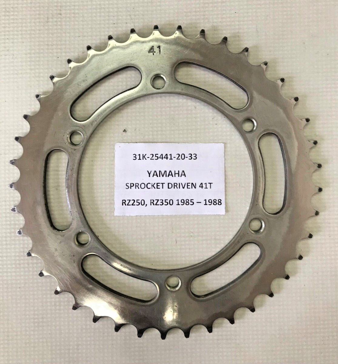 スポーツ YUCH 1984 1985 Yamaha RZ350 & More OEM Rear Hub & 40T Steel