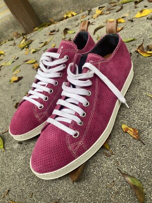 Mens Suede Leather DSQUARED Milan Italy Sneakers 10