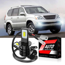 2pcs H3 LED Fog Light Bulbs For Lexus GX470 2003 2004 2005 2006 2007 2008 2009