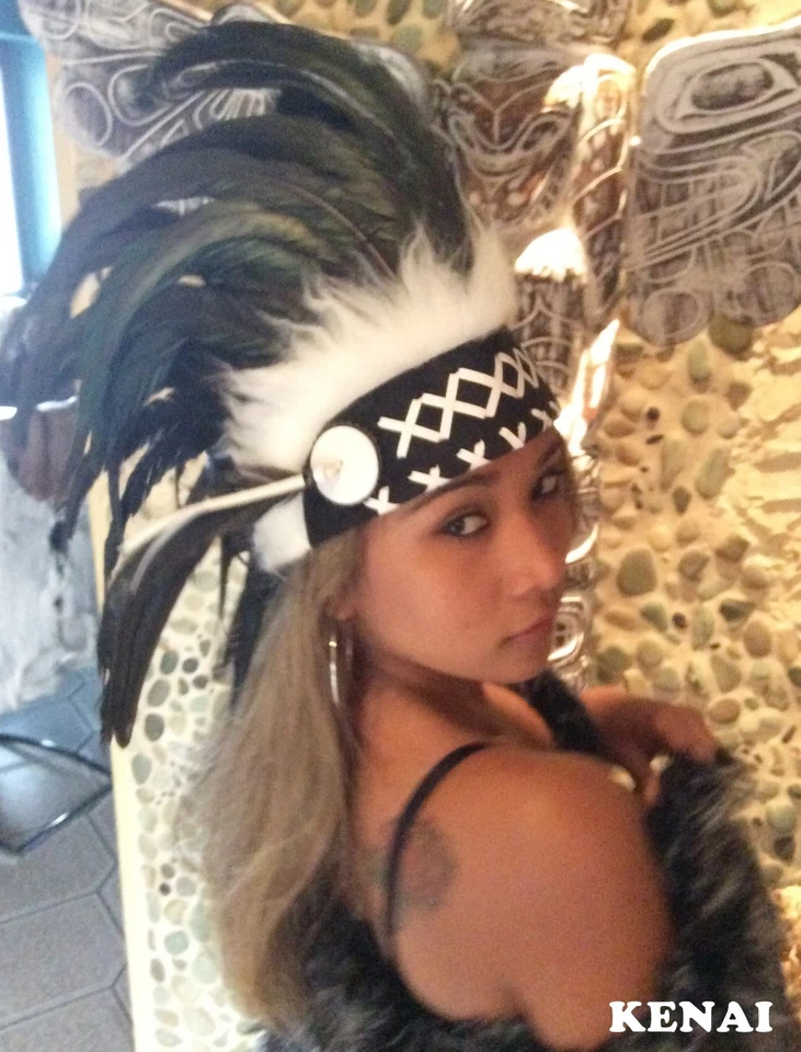 Federhaube, War Bonnet, Indian headdress, Coiffe indienne kenai, little big horn - Bild 2 von 4