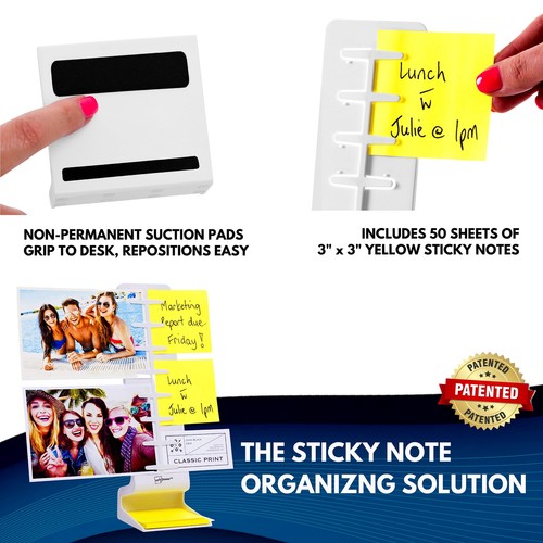 Desktop Pro Dual Document Holder for Typing | Compact 2 Page Paper Holder Sta... - Picture 6 of 9