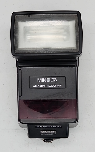 Minolta Maxxum 4000 AF Flash Unit Tested Working