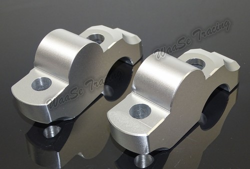 Silver Handlebar Bar Riser Kit 28mm Up 25mm Back For BMW R Nine T R9T 2013-2021 - Picture 5 of 8