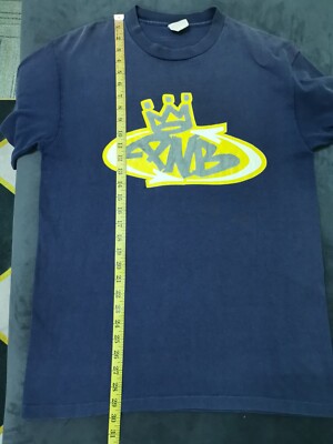 VINTAGE 90's PNB NATION GRAFFITI ART SKATE HIP HOP T SHIRT L