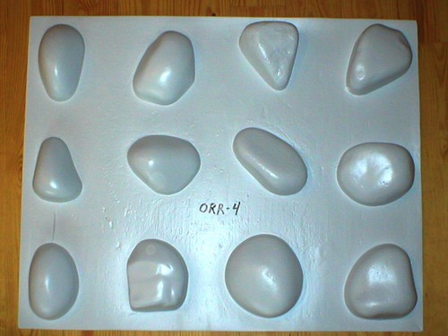 12 River Rock Formen #OOR-05 zur Herstellung von 100 Stück Betonsteinen für Wände, schneller Versand - Bild 5 von 7