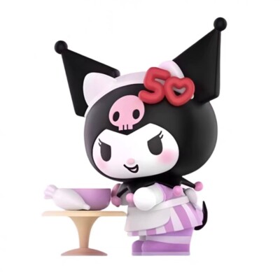【POP MART】サンリオ クロミ MOLLY Sanrio KUROMI Unboxing Mega Space Molly Kuromi 400% - Sanrio PopMart