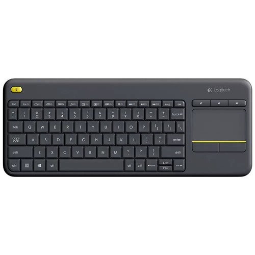 Logitech Wireless Touch Keyboard K400 Plus Black Built-In Multi-Touch Touchpad - Picture 4 of 4
