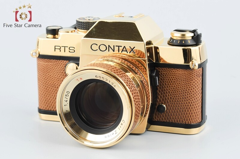 CONTAX RTS Gold w/ Planar 50/1.4 Lens 50th Anniversary | eBay