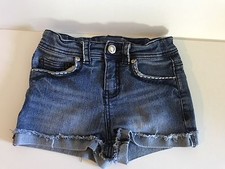 Cherokee Girl's Adjustable Waist Denim Shorts Size S/P